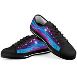 Deep Space - Black Low Top Canvas Shoes