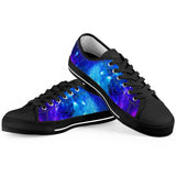 Icy Way - Black Low Top Canvas Shoes