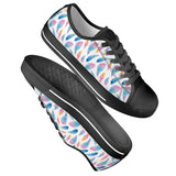 Fly Away - Black Low Top Canvas Shoes