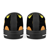 Alien Invasion - Black Low Top Canvas Shoes