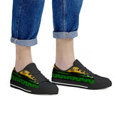 Rasta - Black Low Top Canvas Shoes