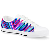 Illusions - White Low Top Canvas Shoes