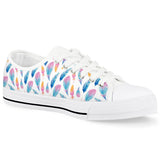 Fly Away - White Low Top Canvas Shoes