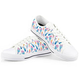 Fly Away - White Low Top Canvas Shoes