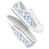 Fly Away - White Low Top Canvas Shoes