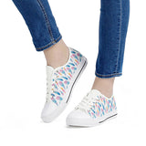 Fly Away - White Low Top Canvas Shoes