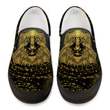 Golden Lion - Black Slip On Shoes