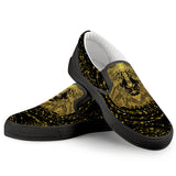 Golden Lion - Black Slip On Shoes