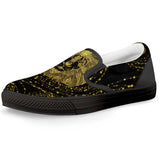 Golden Lion - Black Slip On Shoes