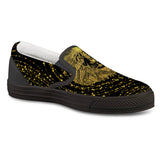 Golden Lion - Black Slip On Shoes