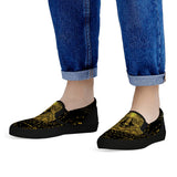 Golden Lion - Black Slip On Shoes