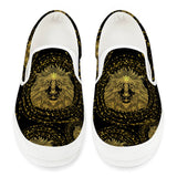 lion White Slip On Shoes