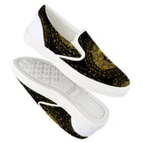 lion White Slip On Shoes