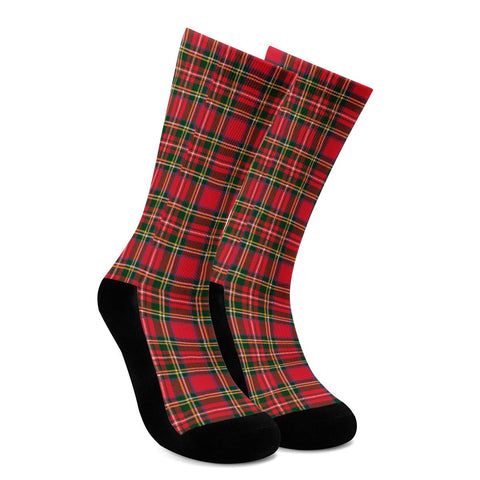 Red Plaid - Crew Socks