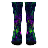 Green Galaxy - Crew Socks