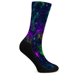 Green Galaxy - Crew Socks