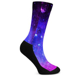 Pink Galaxy - Crew Socks