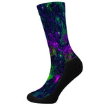 Green Galaxy - Crew Socks