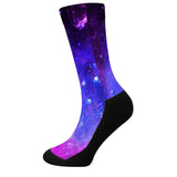 Pink Galaxy - Crew Socks