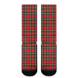 Red Plaid - Crew Socks