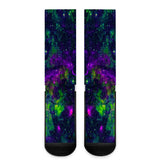 Green Galaxy - Crew Socks