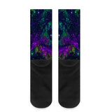 Green Galaxy - Crew Socks