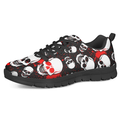 skull Black Running Shoes