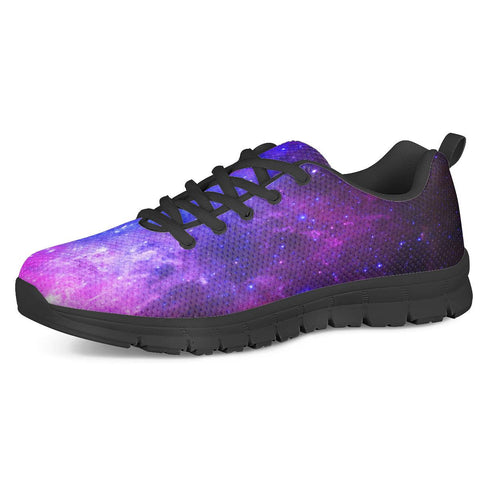 Pink Galaxy - Black Running Shoes