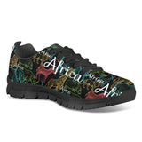 African Safari - Black Running Shoes