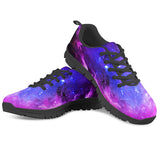 Pink Galaxy - Black Running Shoes