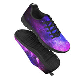 Pink Galaxy - Black Running Shoes