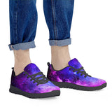 Pink Galaxy - Black Running Shoes