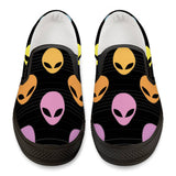 Alien Invasion - Black Slip On Shoes