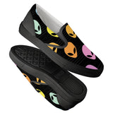 Alien Invasion - Black Slip On Shoes