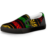 Rasta - Black Slip On Shoes