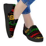 Rasta - Black Slip On Shoes