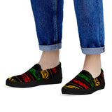 Rasta - Black Slip On Shoes