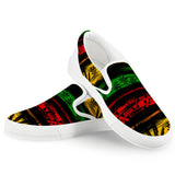 Rasta - White Slip On Shoes