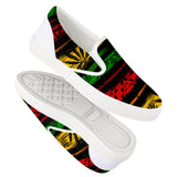 Rasta - White Slip On Shoes