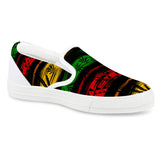 Rasta - White Slip On Shoes