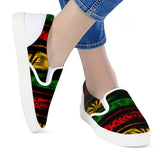 Rasta - White Slip On Shoes