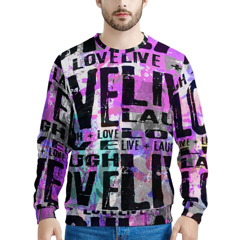 Live Laugh Love Men's Sweater