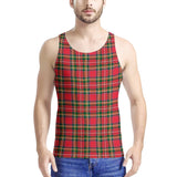 Red Plaid - Men's All Over Print Tank