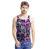 Live Laugh Love Men's All Over Print Tank