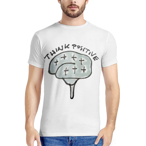 Positive Thinking Concept Drawing New Men's All Over Print T-shirt