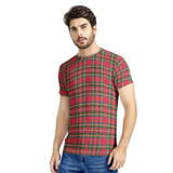 Red Plaid - New Men's All Over Print T-shirt