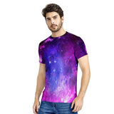 Pink Galaxy - Men's All Over Print T-shirt