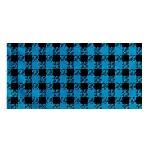 Blue Plaid - Bath Towel