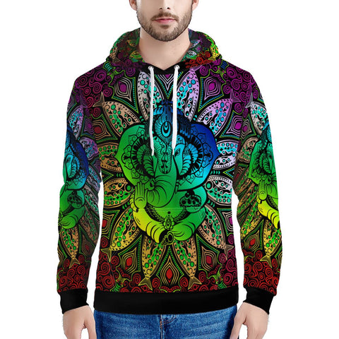 Ganesh - Mens All Over Print Hoodie