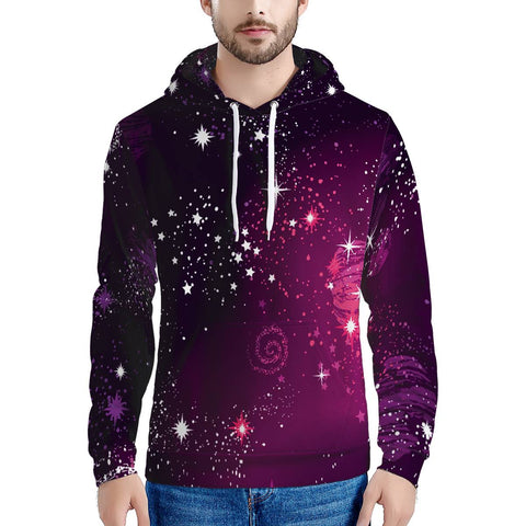 Cosmic Sparkle - Men's All Over Print Hoodie